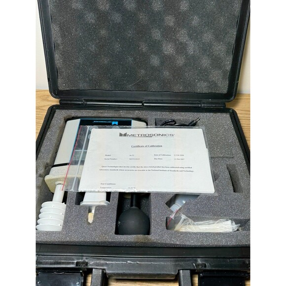 Metrosonics HS-32 Area Heat Stress Monitor with Case Tested‎ Nice - Picture 8 of 10